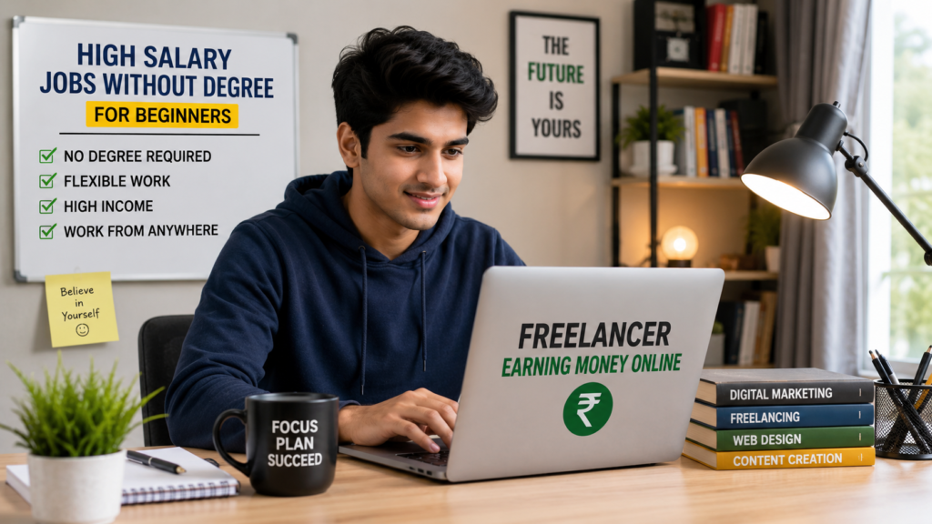 High Salary Jobs Without Degree in India 2026