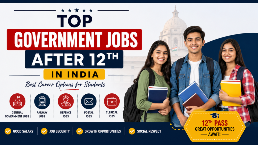 Top Government Jobs After 12th in India - Best Career Options