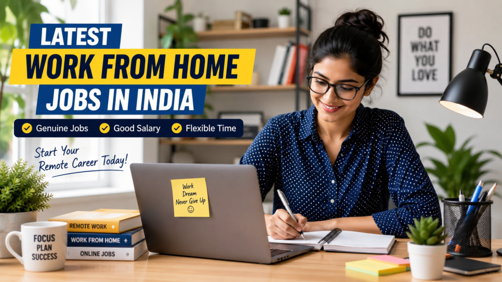 Latest Work From Home Jobs in India - Best Online Jobs 2026