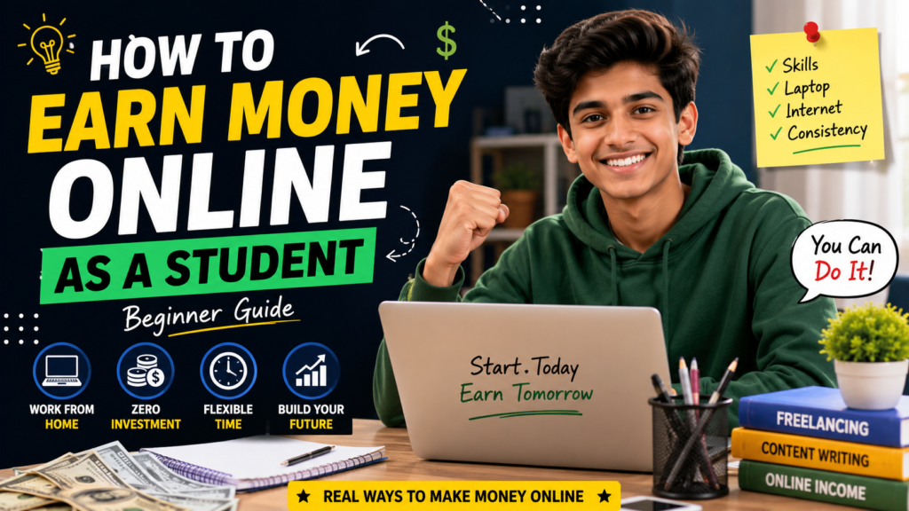 How to Earn Money Online as a Student - Beginner Guide