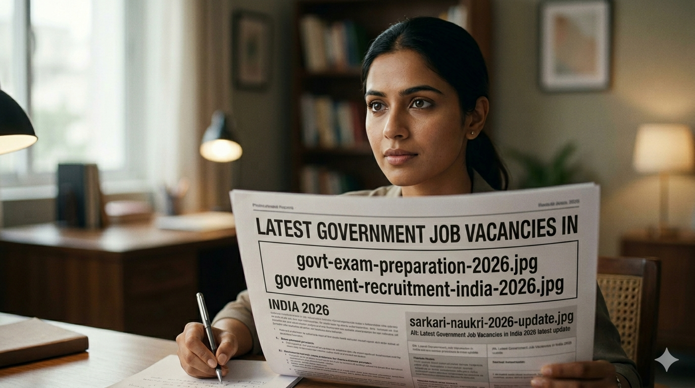 Latest Government Job Vacancies in India 2026 - New Sarkari Jobs