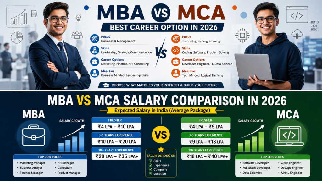 MBA vs MCA: Best Career Option in 2026 Complete Guide