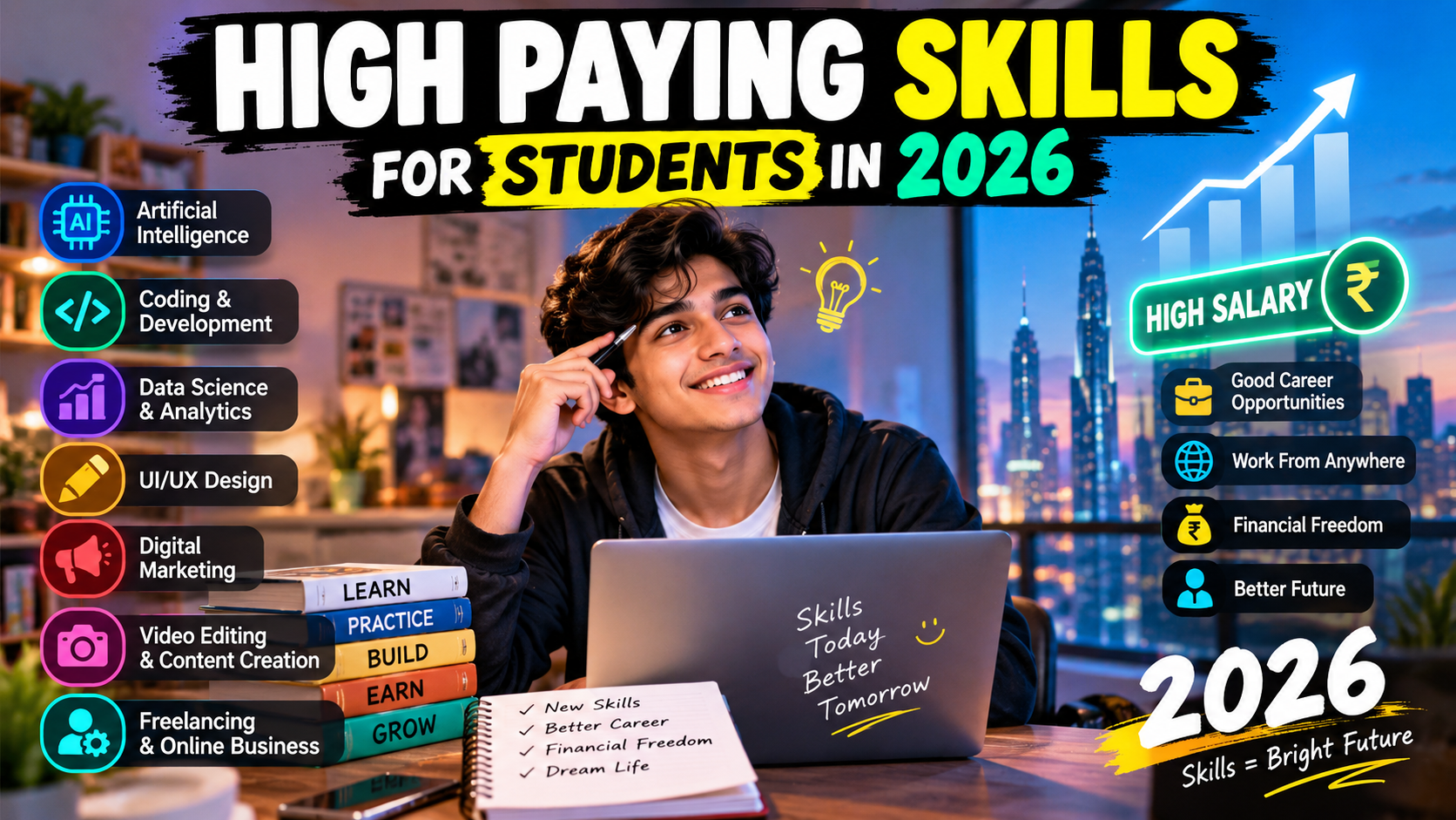 High Paying Skills for Students in 2026: Top Skills